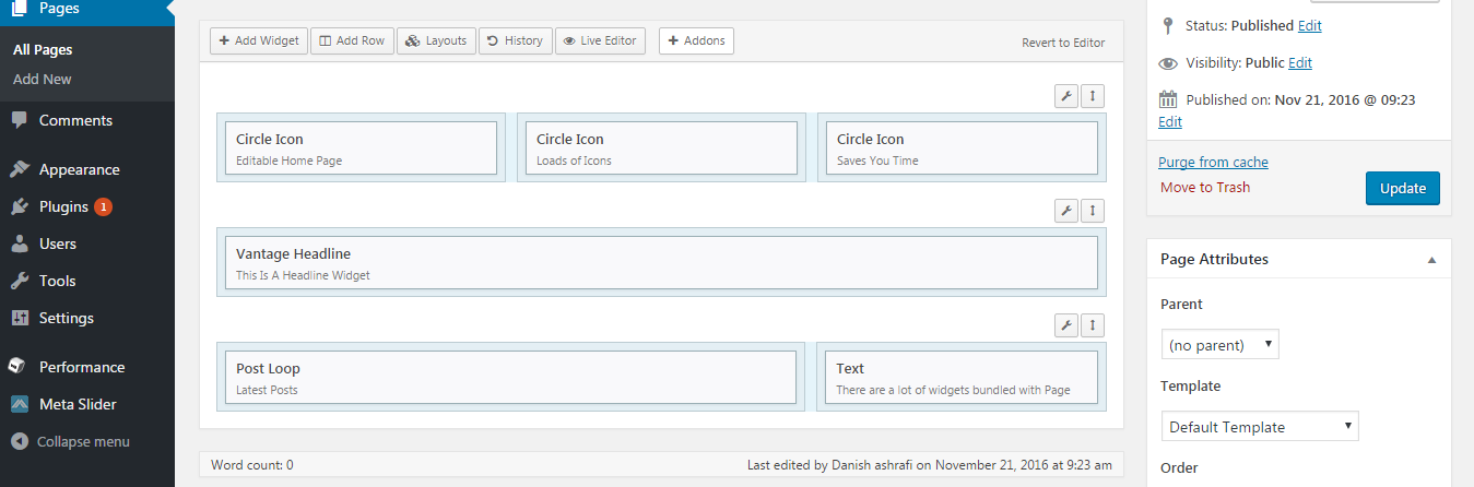 rows and columns based layout 