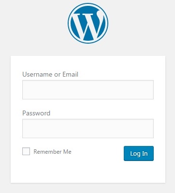 login WordPress