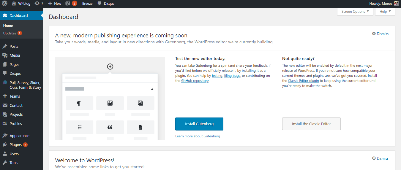 Like before. WORDPRESS admin. WORDPRESS wp-admin. WORDPRESS Panel. Wp admin Panel.