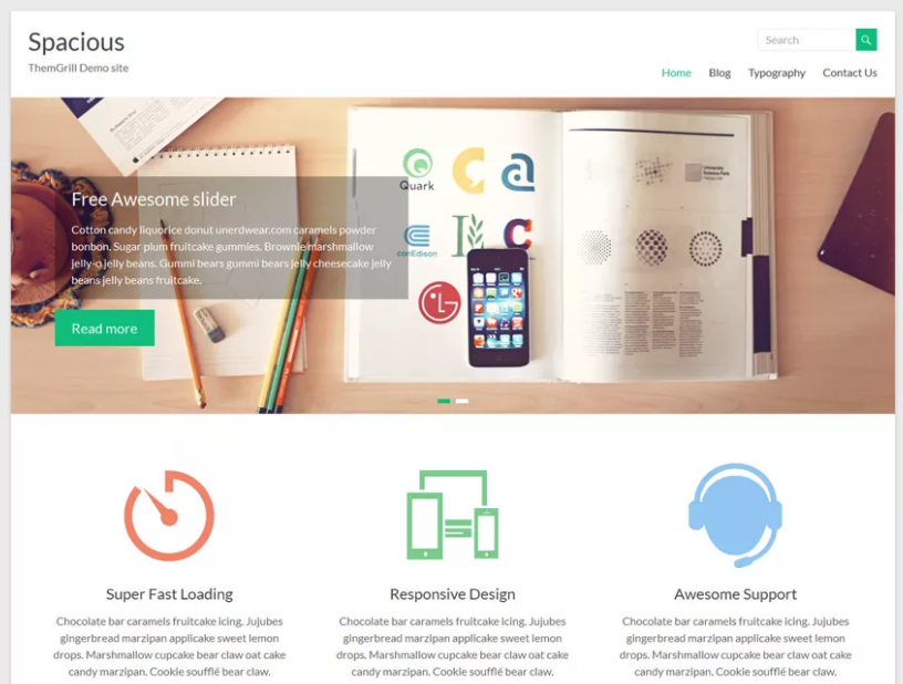 Spacious Theme for WordPress