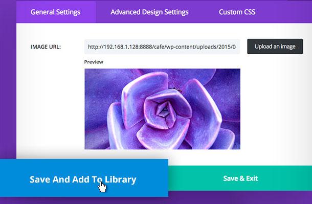 create reusable content with divi library