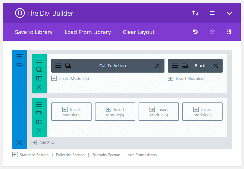 divi theme builder options