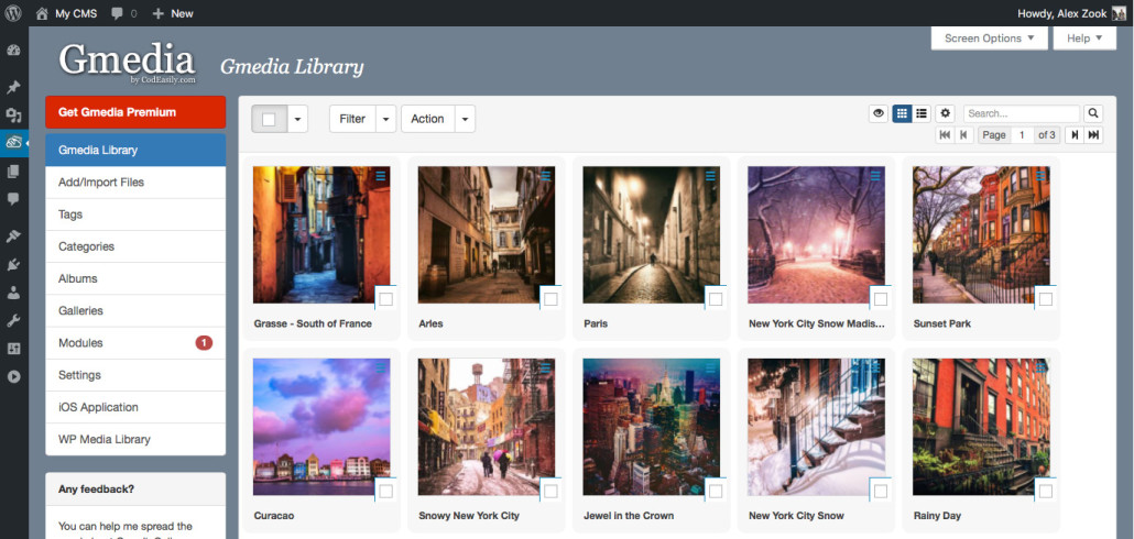 Gmedia Gallery WordPress gallery plugins