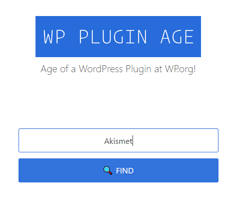 WP plugin age