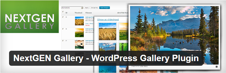 NextGEN Gallery WordPress photo gallery plugin