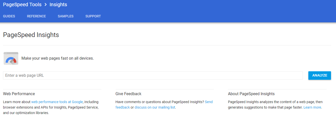 Page Speed Insights