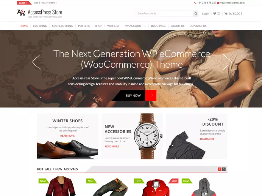 AccessPress Store woocommerce theme