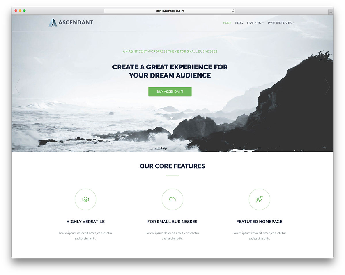 Ascendant best theme for Woocommerce