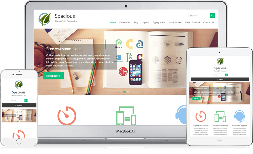 Spacious top woocommerce theme