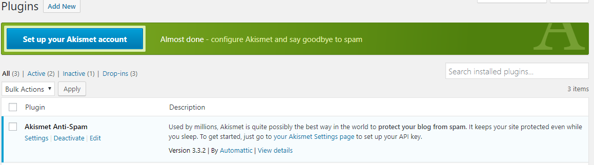 Akismet WordPress Plugin