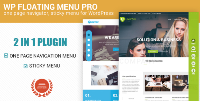 WP Floating Menu Pro WordPress Plugin