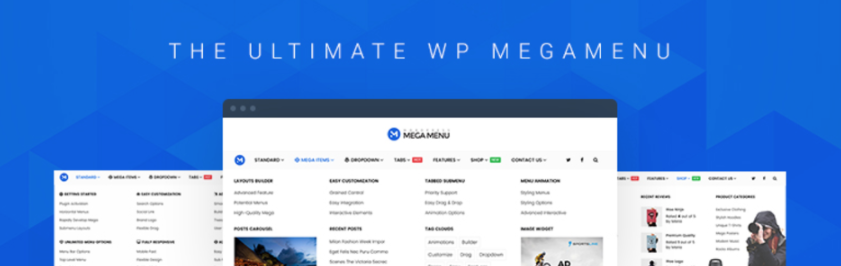 WP Mega Menu wordpress plugin