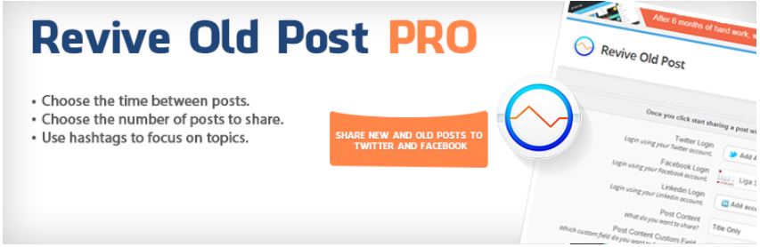 Revive Old Post WordPress Plugin