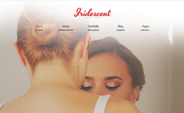 Iridescent Free WordPress Theme