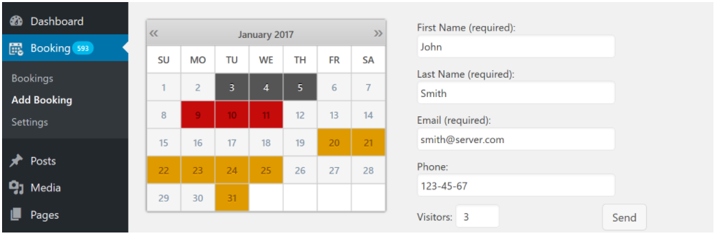 Booking Calendar best appointment scheduling plugin for wordpress
