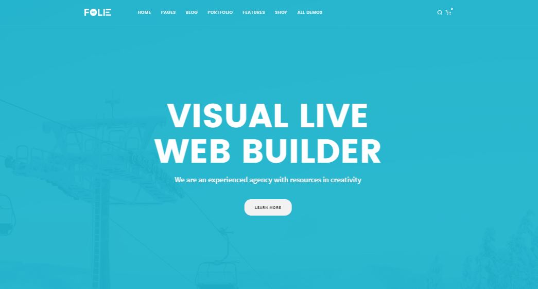 Folie WordPress minimal theme