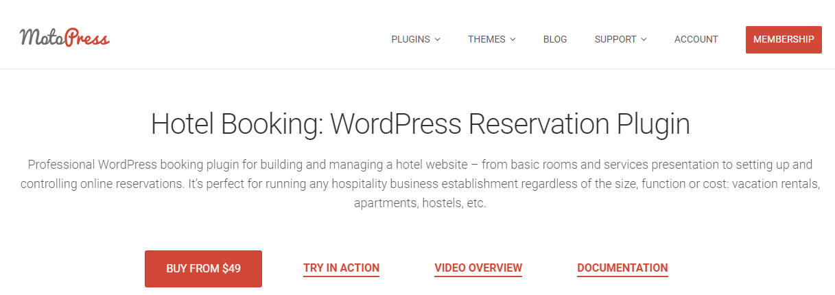 MotoPress WordPress appointment plugin