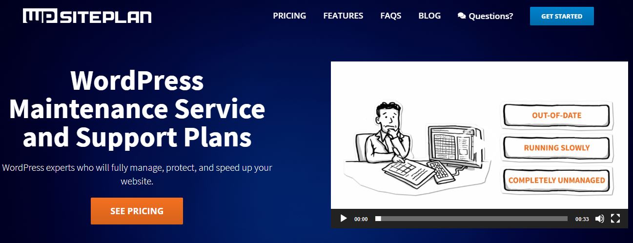 WP SitePlan maintenance & support services for WordPress