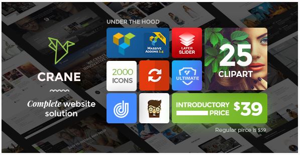 Crane the Responsive WordPress theme