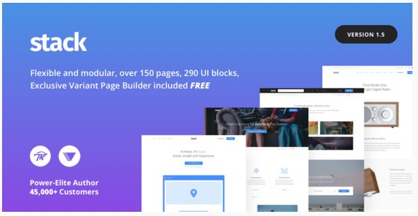 Stack theme WordPress theme