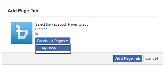 Add Page Tab