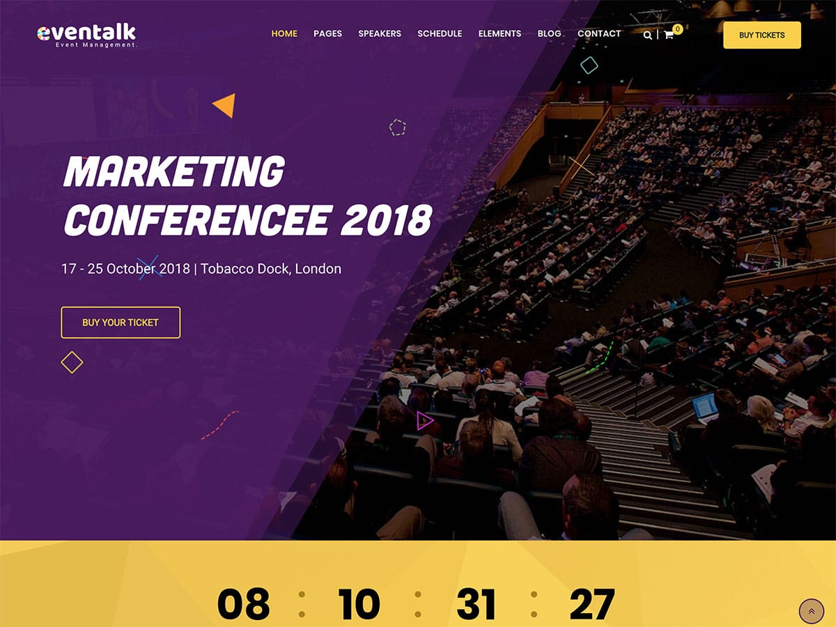 EvenTalk WordPress theme for Event