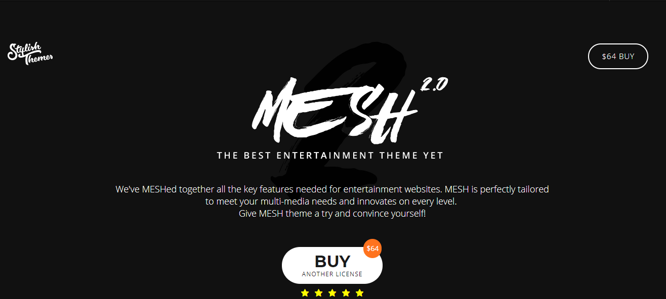 MESH Event WordPress theme