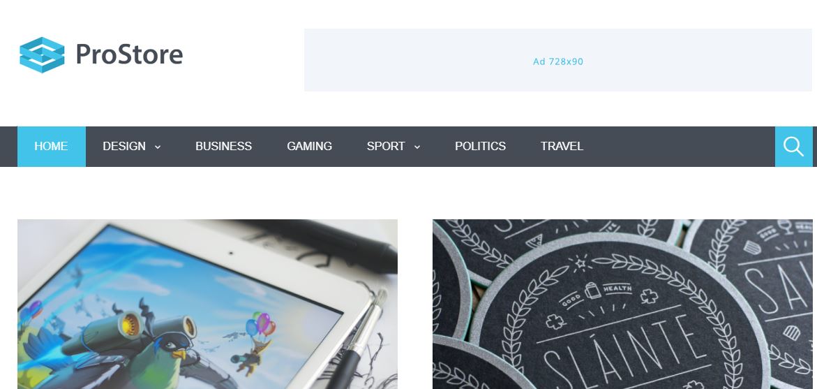 ProStore adsense optimized wordpress theme