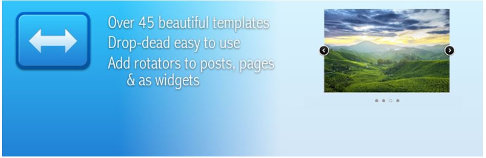 Easy rotator responsive image slider WordPress plugin