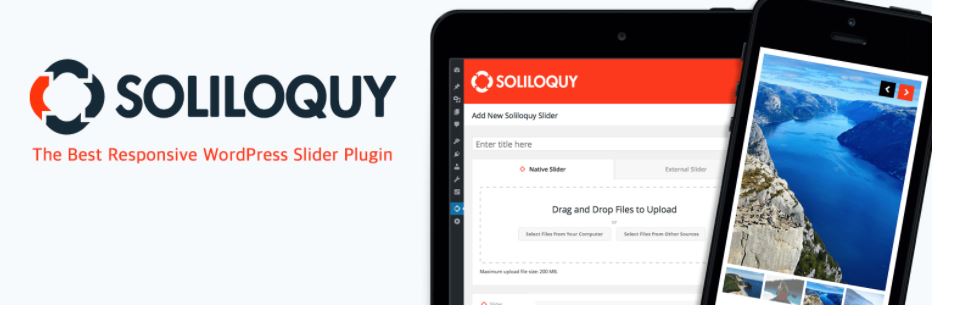 Soliloquy responsive image slider WordPress plugin