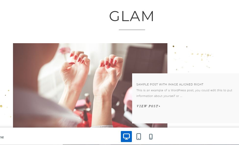 Glam Pro fashion blog themes