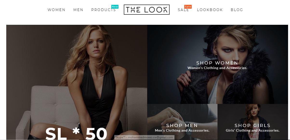 The Look fashion WordPress blog's Theme