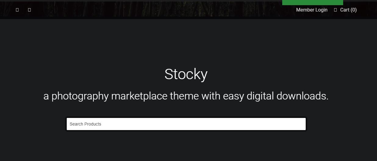 Stocky Photography Marketplace Theme