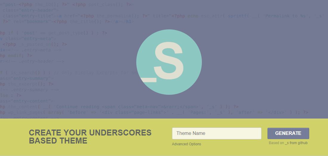 Underscores wordpress starter theme