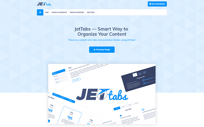 JetTabs Elementor Page Builder WordPress Plugin