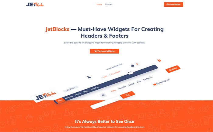 JetBlocks Elementor Header & Footer Widgets WordPress Plugin