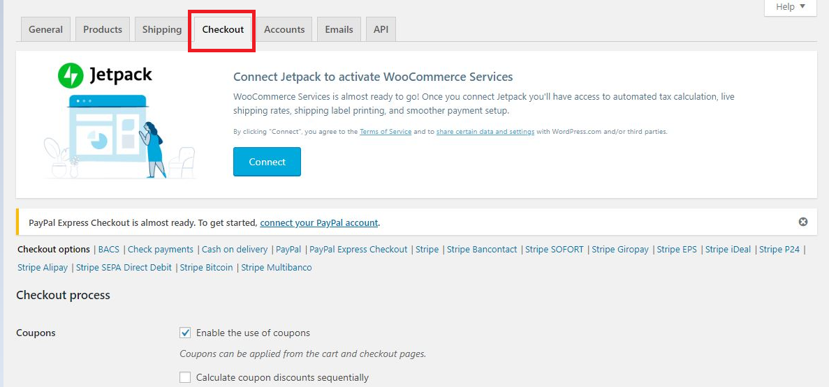 JetPack voor Woocommerce