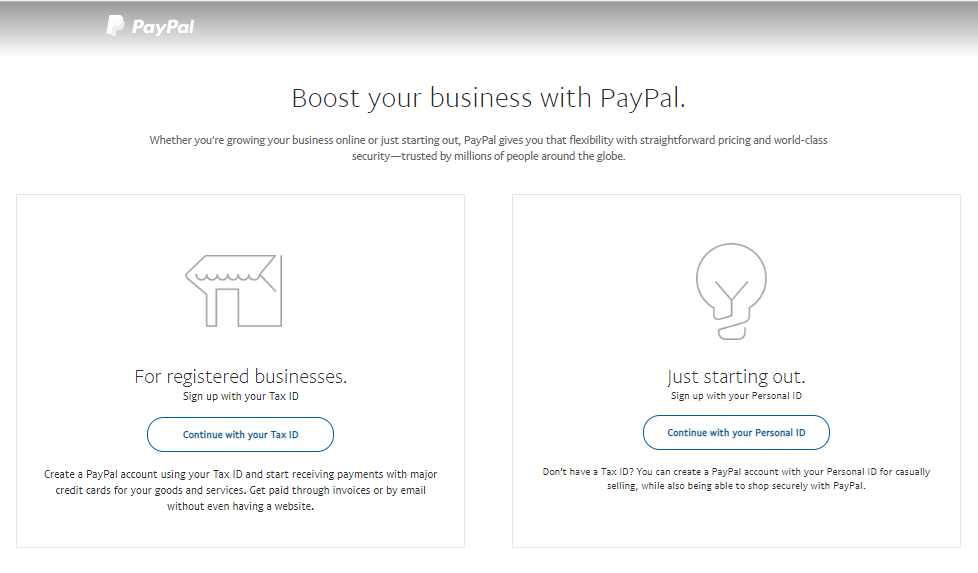 Cuenta Business de PayPal para tiendas online como Woocommerce