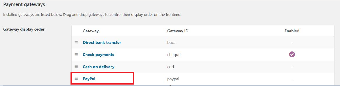 Portails de paiement et trouvez PayPal