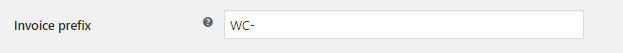 Invoice Prefix