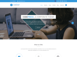 Corpora WordPress business theme