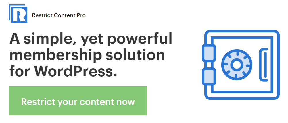 Restrict Content Pro membership wordpress plugin
