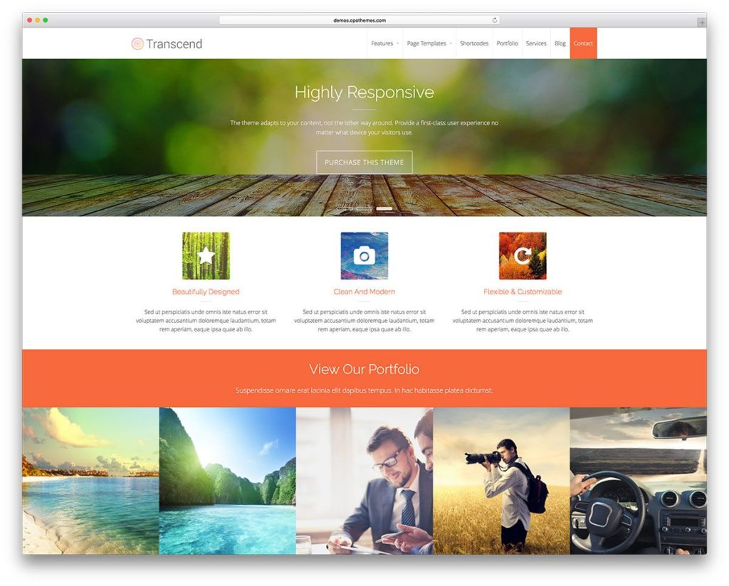 Transcend Woocommerce WordPress theme