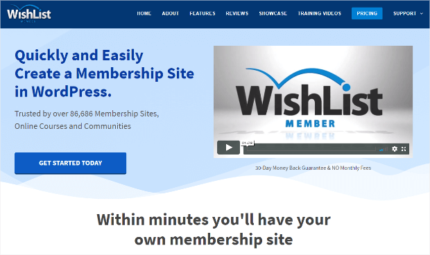 wishlist member plugin for WordPress