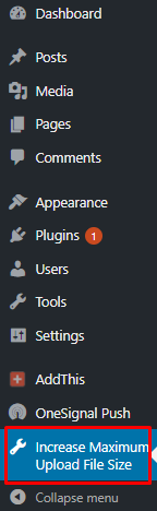 Admin Panel Sidebar