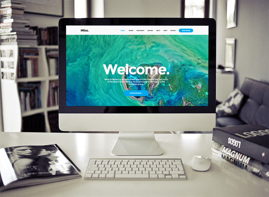 Milos theme for WordPress