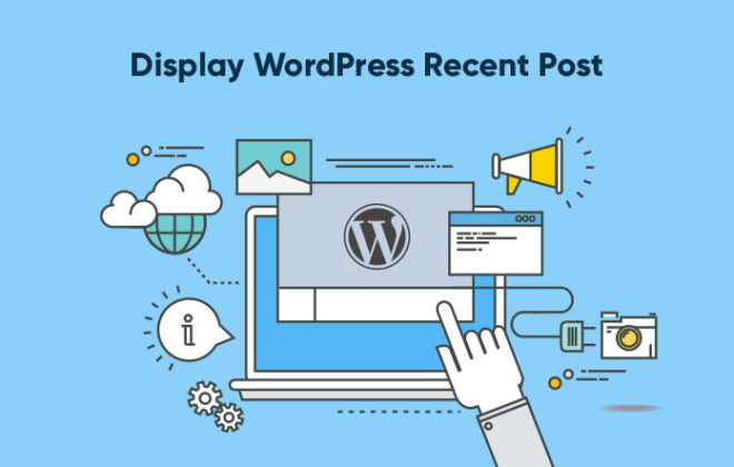 display WordPress recent post widget