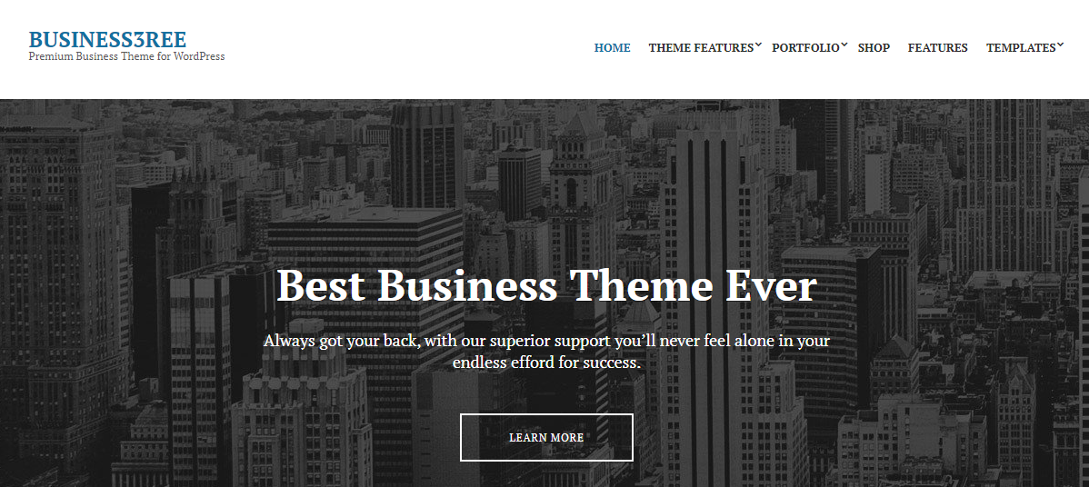 Business3ree business wordpress theme
