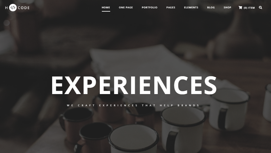 H-Code WordPress theme