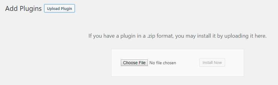 Upload Plugin